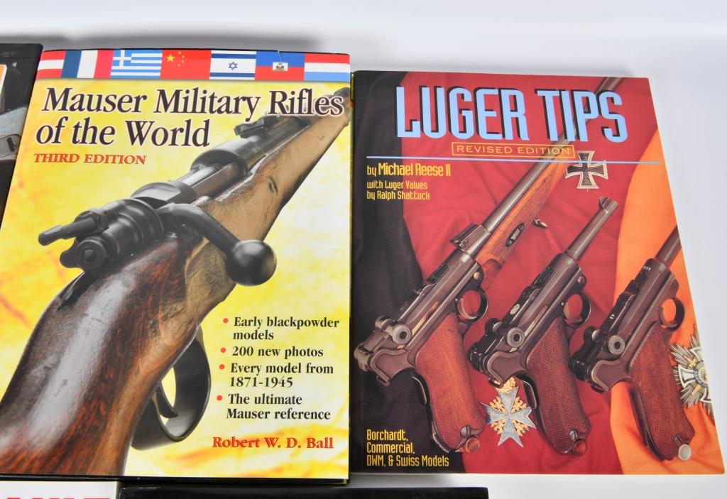 5 Various Military & Guns Books