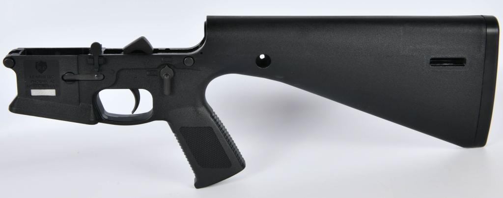 Black KP-15 Complete Mil-Spec FCG Polymer Receiver