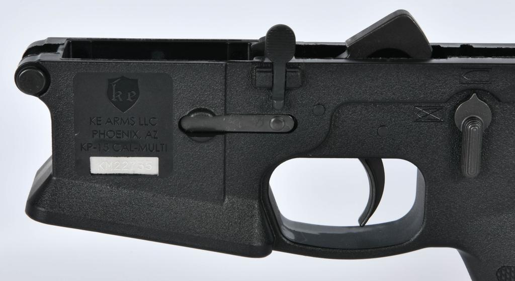 Black KP-15 Complete Mil-Spec FCG Polymer Receiver