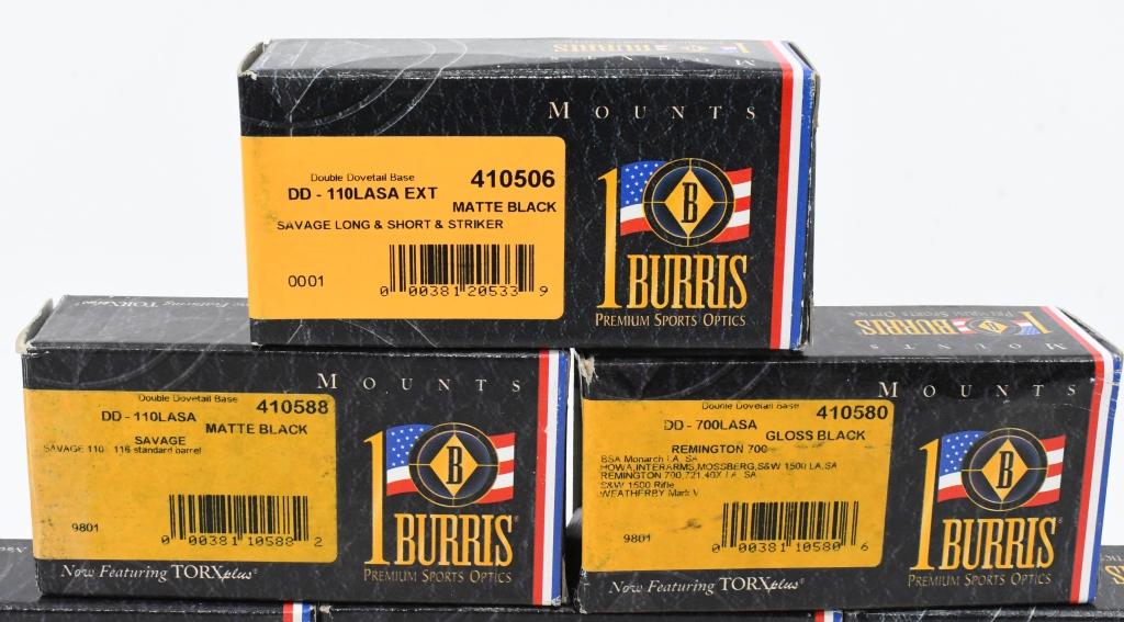 6 Burris Scope Mount Bases