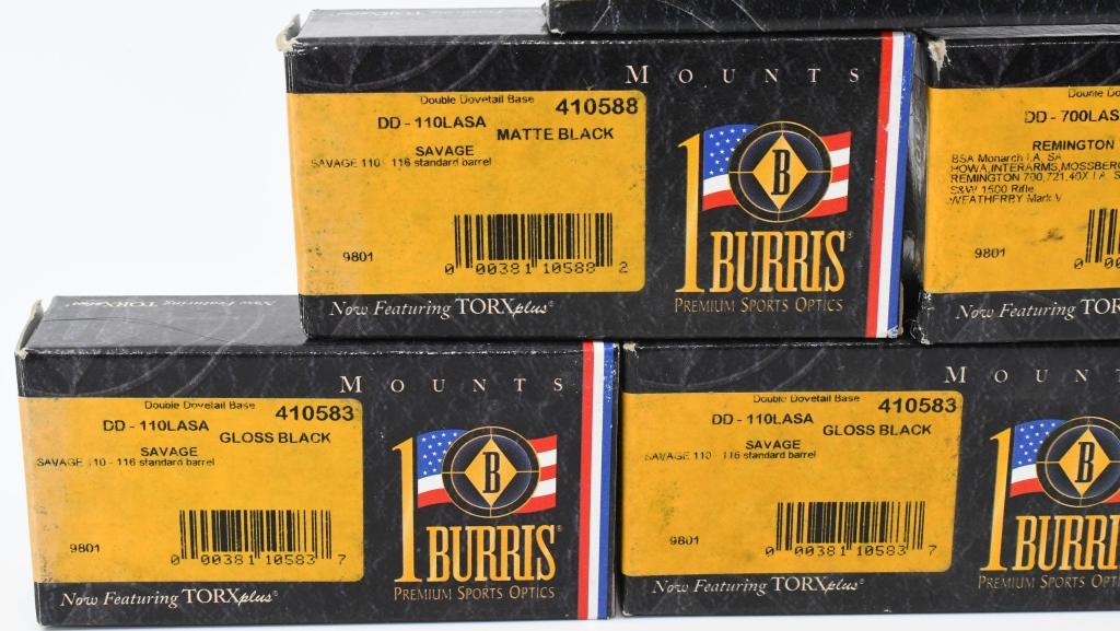 6 Burris Scope Mount Bases
