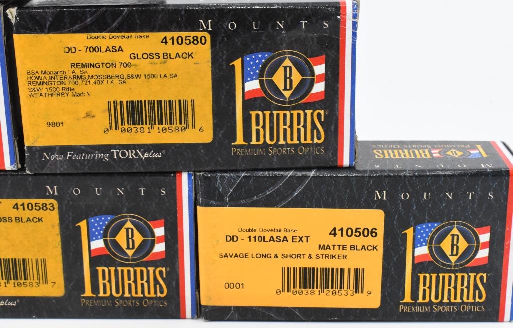6 Burris Scope Mount Bases