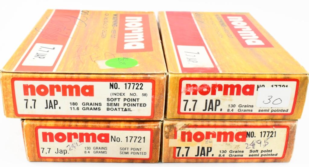 79 Rounds Of Norma 7.7 Jap Ammunition