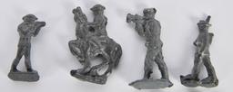 Lot of Nine Lead Army Guys