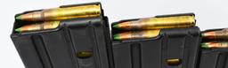 5 Duramag Magazines Loaded With 5.56 Ammunition