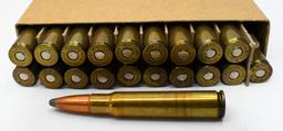 42 Rounds Of Mixed Rifle Ammo & Empty Brass