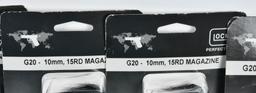 (13) Glock G20 10mm 15 round Magazine New in