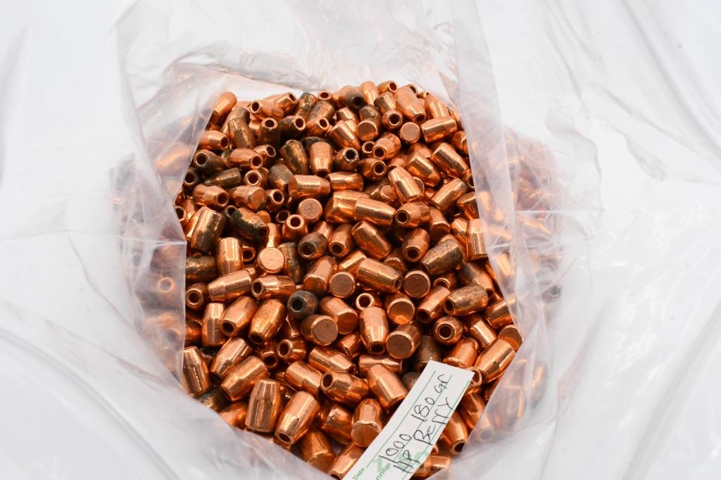 1000 Count Of .40 Caliber HP Reloading Bullet Tips