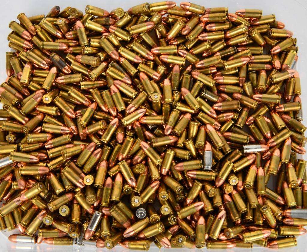 500 Rounds Of Mixed 9mm Luger Ammunition