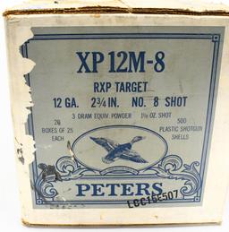500 Rd Sealed Case Of Peter's 12 Ga Shotshells