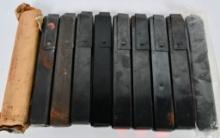 (10) US M3 Grease Gun Magazines .45 ACP 30 rd