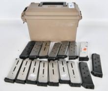 Case Guard plastic storage container with 16 misc