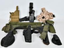 Various style Holster, from Military to Civilian