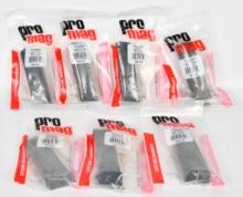 (7) PRO MAG Browning Hi-power 9mm 13 round blue