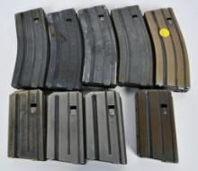 (9) 5.56mm Colts Mfg Co AR15 Magazines two with