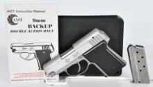 Scarce AMT 9MM Back Up Semi Auto Pistol