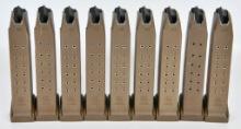 (9) GLOCK .40 CAL DARK EARTH SPECIAL FORCES