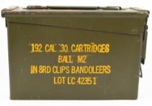 88 Rds Of .30-06 SPRG Ammo W/ Enbloc Clips