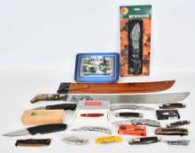 Large Lot of Misc Fixed Blade & Folding Pocket