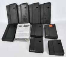 (10) Factory AR-10 Armalite Magazines various