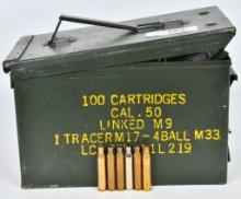 Large Metal Ammo Can Full Of .270 Win Empty Brass
