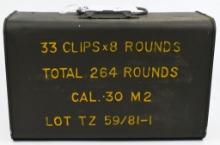 264 Rd Sealed Spam Can M2 .30-06 SPRG Ammo