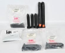 (9) Various HK Heckler & Koch USP9 magazines