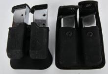 4 Magazines for .45 and two Mag Pouches