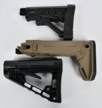 3 Replacement Tactical Adjustable Butt Stocks
