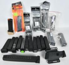 (21) Various Glock 9mm Magazines for Glock 17, 19