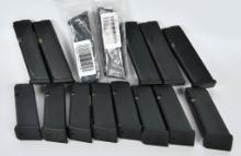 (15) Authentic Glock 17 9mm 17 round 4th Gen Dual