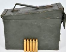 Ammo Can Full Of .338 Win Empty Brass Casings