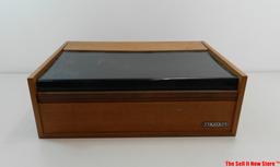 Goldring Lenco GL 75 Turntable in Dynatron Wood Case