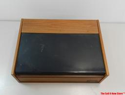 Goldring Lenco GL 75 Turntable in Dynatron Wood Case