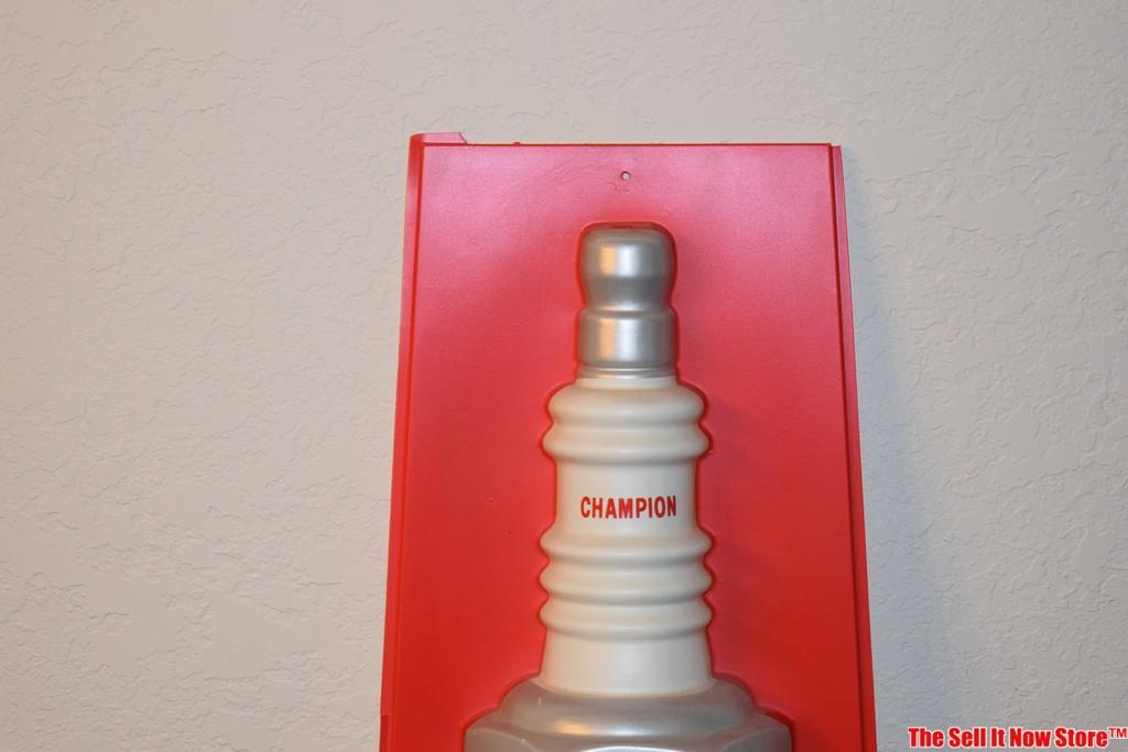 Vintage Champion Spark Plug Advertising Plastic