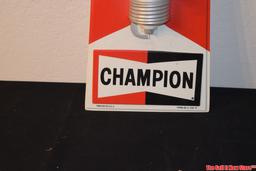 Vintage Champion Spark Plug Advertising Plastic