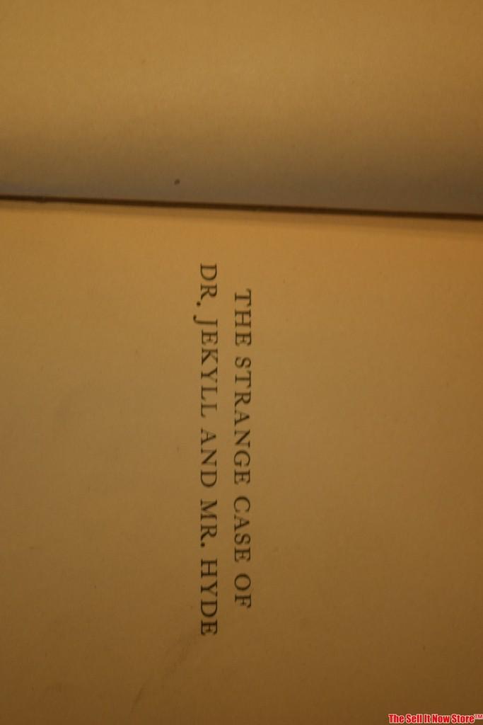Dr. Jekykll and Mr. Hyde by Robert Stevenson Early Edition
