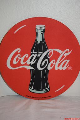 Lot of Vintage Coca-Cola Collectibles Mouse Pads Cork Coasters Patches Pouch Thimbles