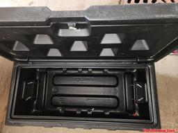 Waterproof truck box, plastic construction, no key