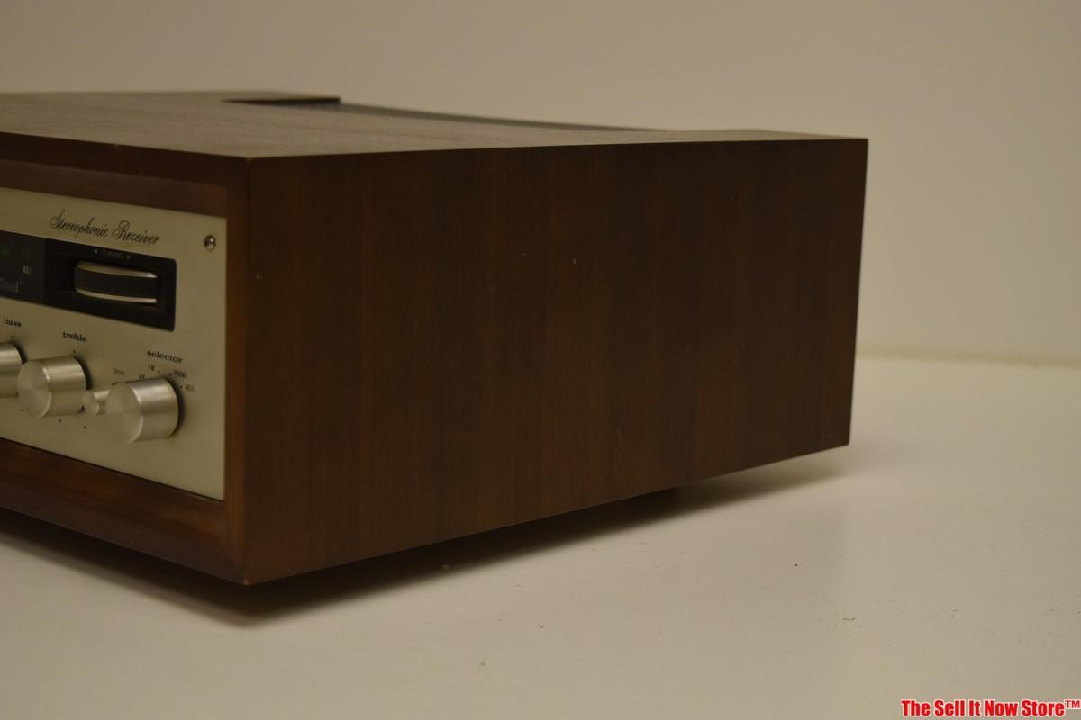 Vintage Marantz Model 28 Twenty Eight Stereo Receiver In Wood Case With Manuals Powers Up
