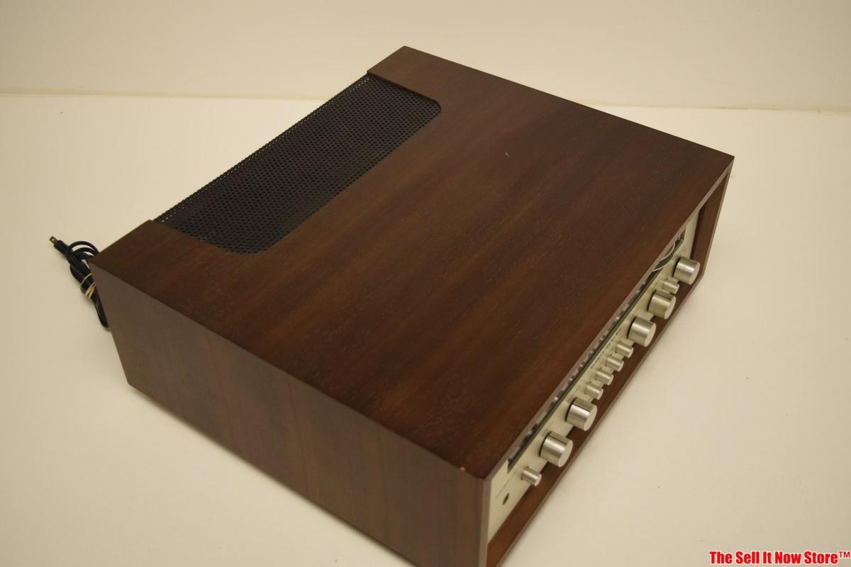 Vintage Marantz Model 28 Twenty Eight Stereo Receiver In Wood Case With Manuals Powers Up