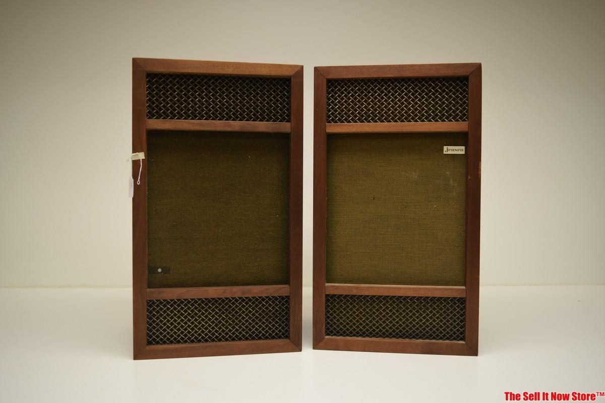 Vintage Pair Of Jensen TF-3B Speakers Tested Both Produce Sound