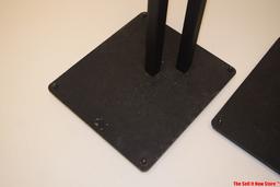 Pair Of High Quality Heavy Duty Metal Speaker Stands