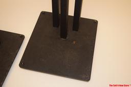 Pair Of High Quality Heavy Duty Metal Speaker Stands