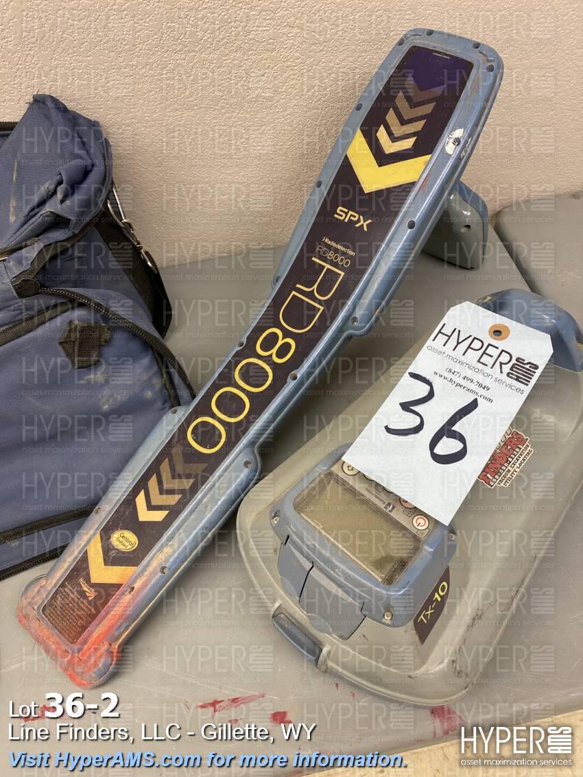 Radio Detection RD 8000 high precision cable and pipe locator wand w/ TX-10 transmitter