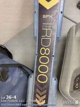 Radio Detection RD 8000 high precision cable and pipe locator wand w/ TX-10 transmitter