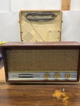 Dual Amplifier Stereo Orthophonic High Fidelity RCA Victor Portable Record Player