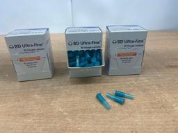 3 Boxes BD Ultra Fine 30 Gauge Lancets