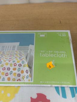Easter Plastic Tablecloth
