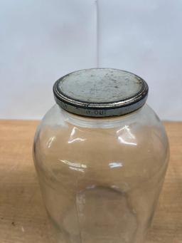 Glass Glass Jar with Lid
